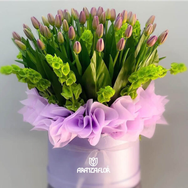 ARREGLOS DE FLORES CON TULIPANES